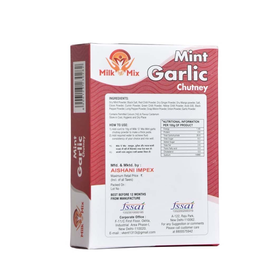 MilkoMix Mint Garlic Chutney_2